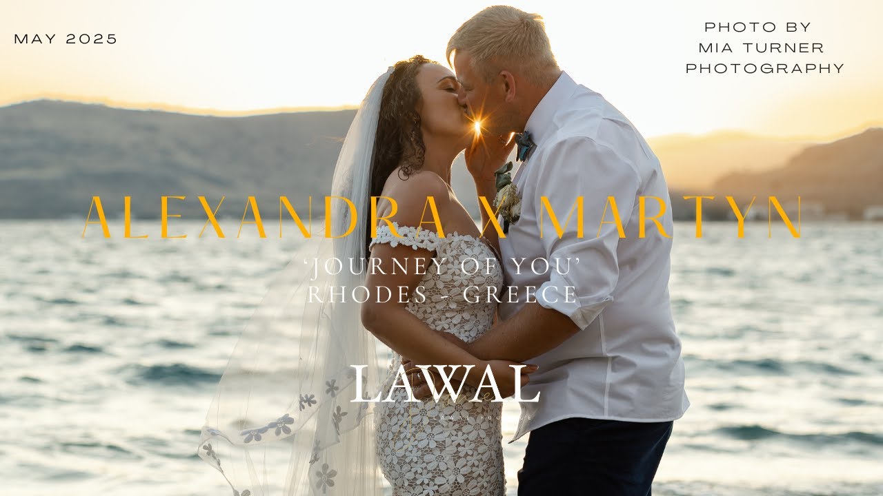Destination wedding film trailer - 'Journey of you' Alexandra x Martyn in Lindos, Rhodes, Greece