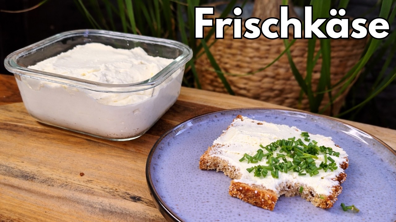 Hausgemachter Frischkäse 😋 cremig ohne Zusatzstoffe, einfach selber machen #270