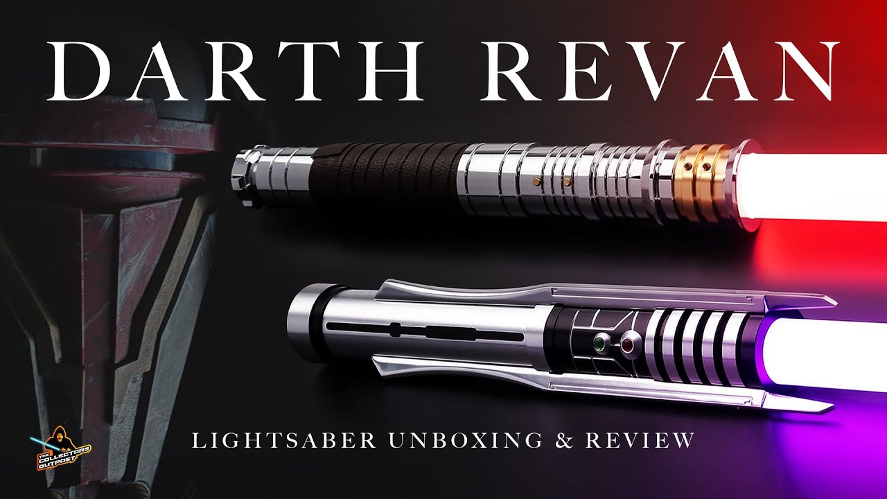 Распаковка и обзор светового меча Дарта Ревана от Vaders Sabers