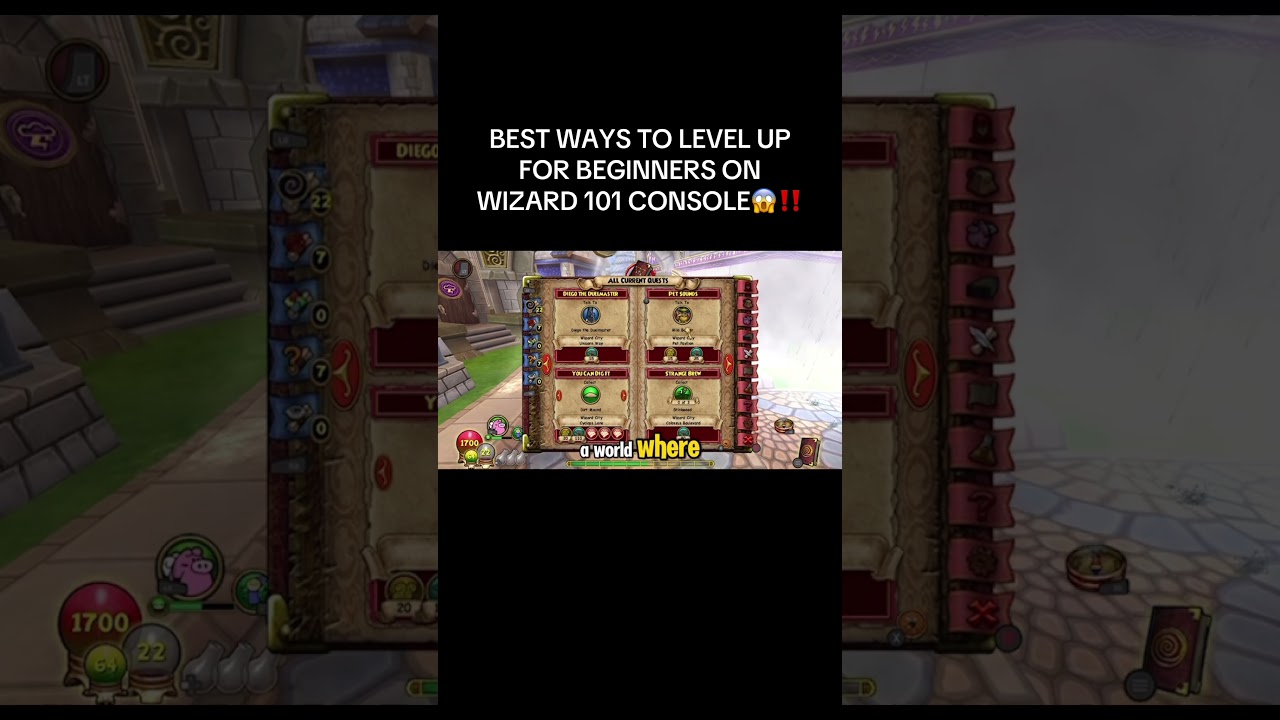 WIZARD 101 CONSOLE BEST WAY TO LEVEL UP🔥😱‼️ 
