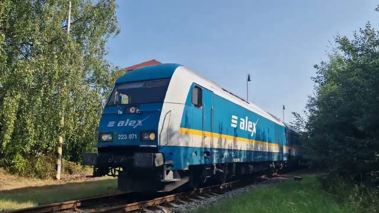 Šocení na trati Plzeň - Domažlice (180)