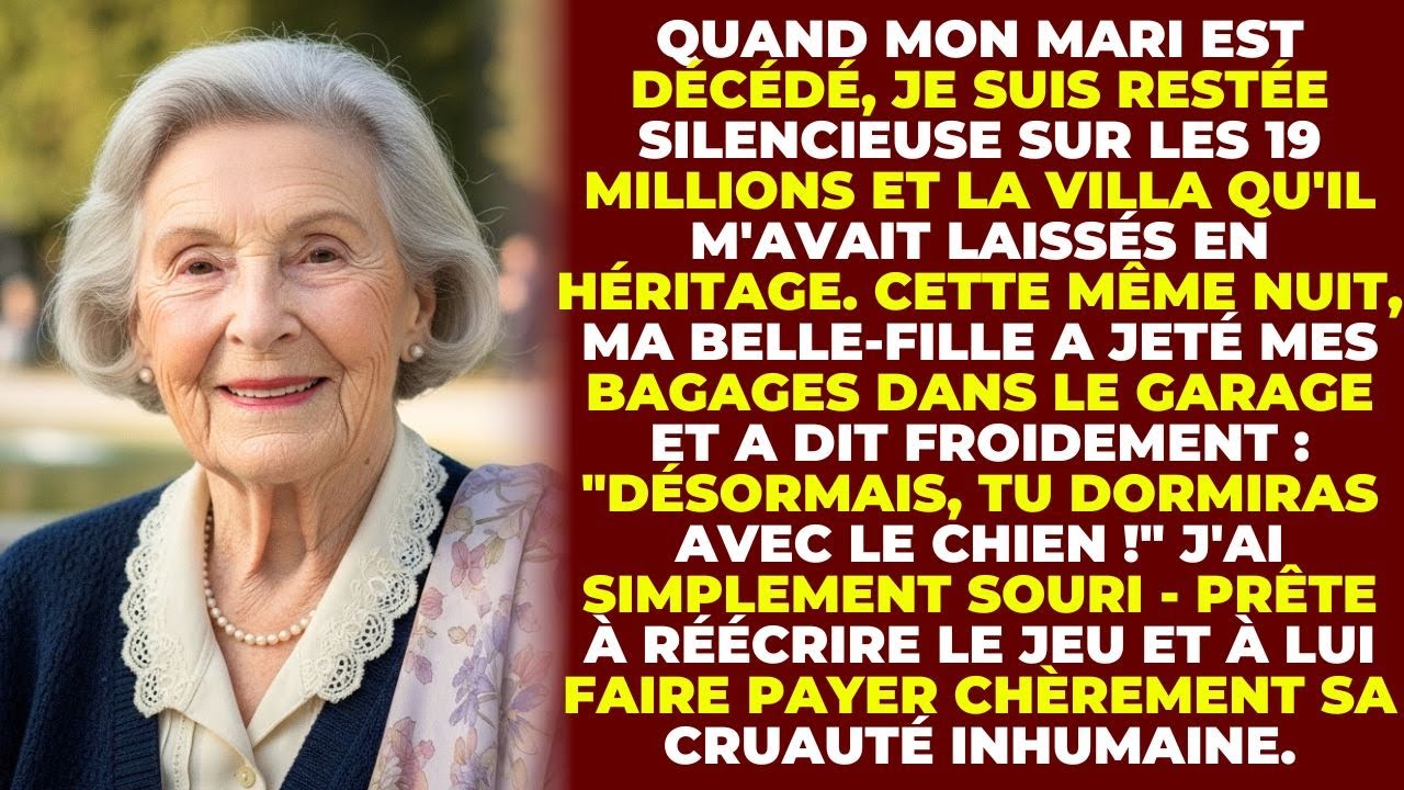 Le Jour Où Mon Mari Est Mort, Ma Belle-Fille A Jeté Mes Affaires Au Garage, Ignorant Les 19M€ Et!!