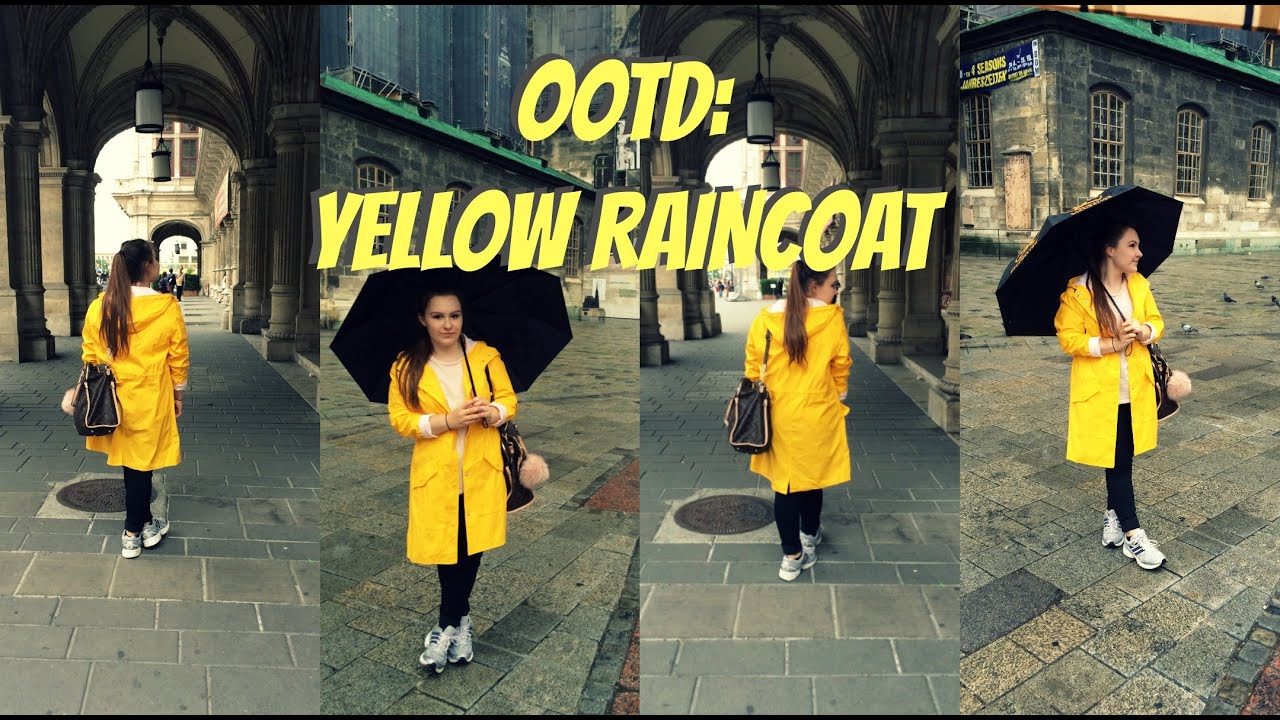 OOTD: Yellow raincoat