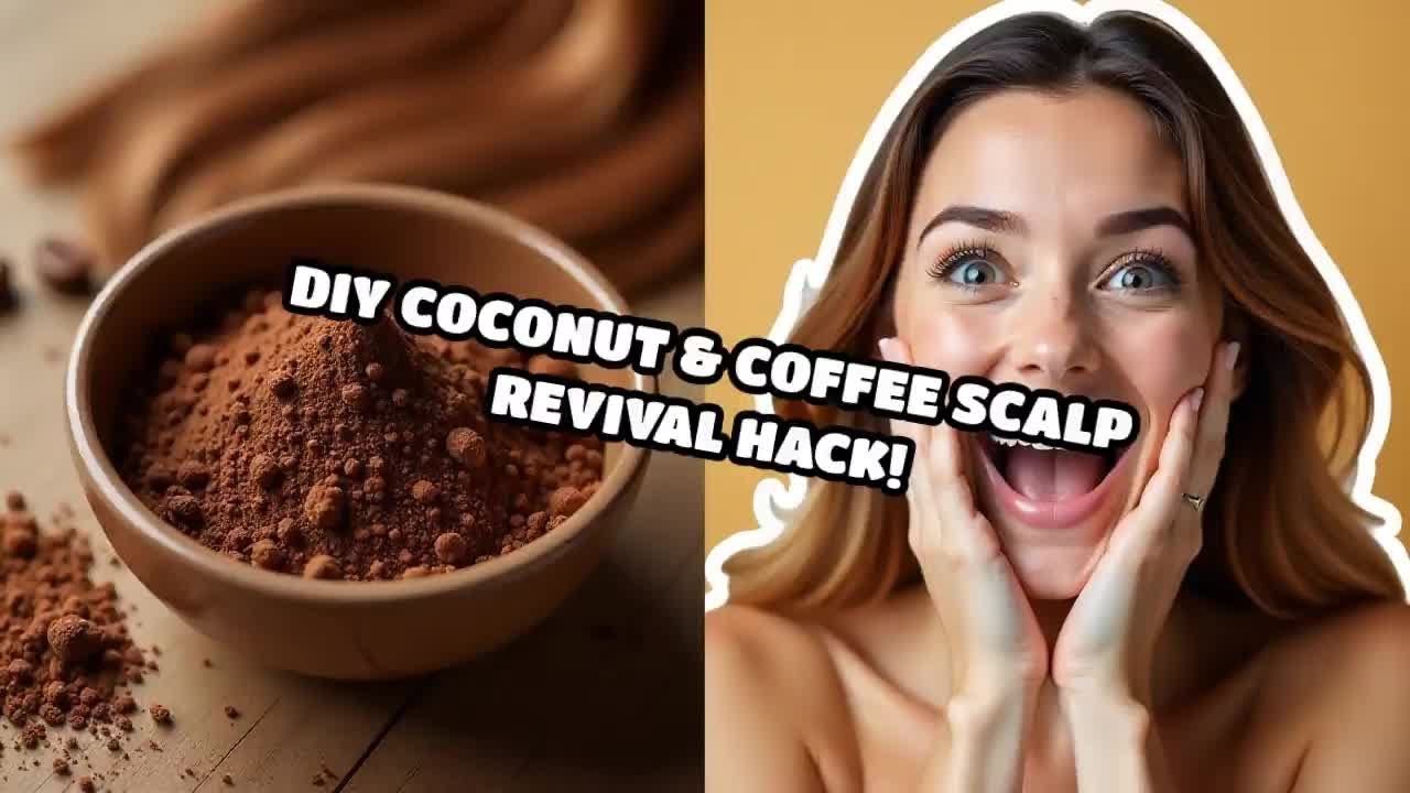 DIY Coconut & Coffee Scalp Revival Hack!