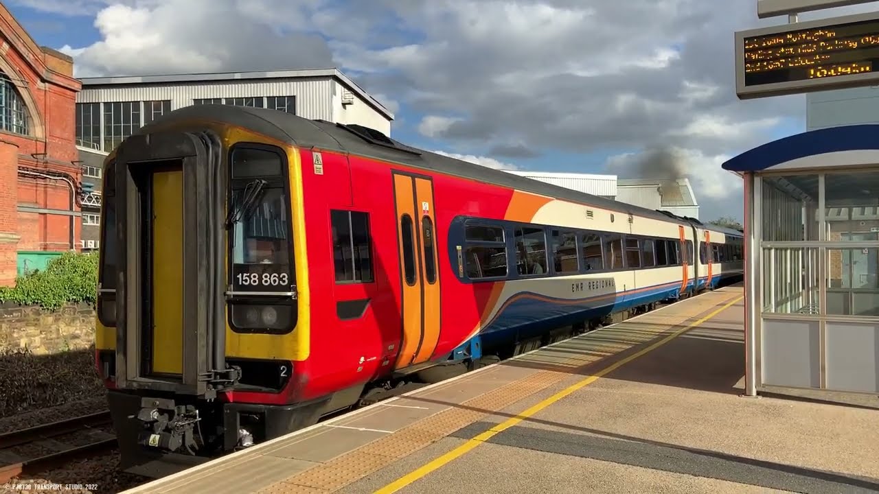 EMR Class 158 (158863) train ride (Leicester to Syston)