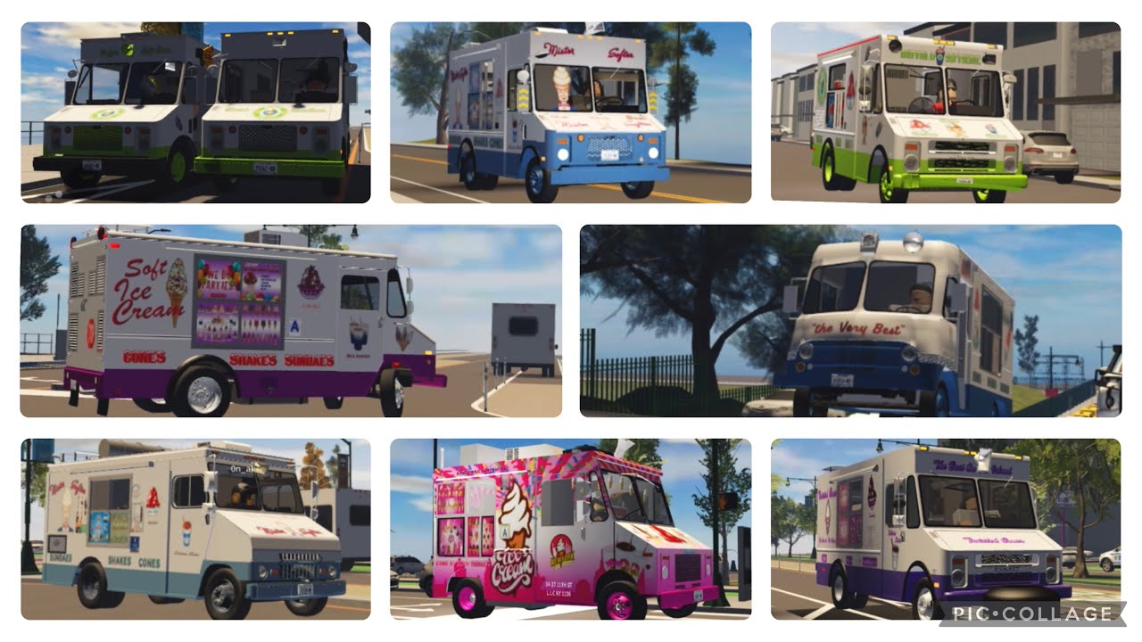 Ice Cream Trucks in RBLX - Buffalo Soft Serve, NYIC, Mister Softee, Twisted Cones, & Soft Ice Cream