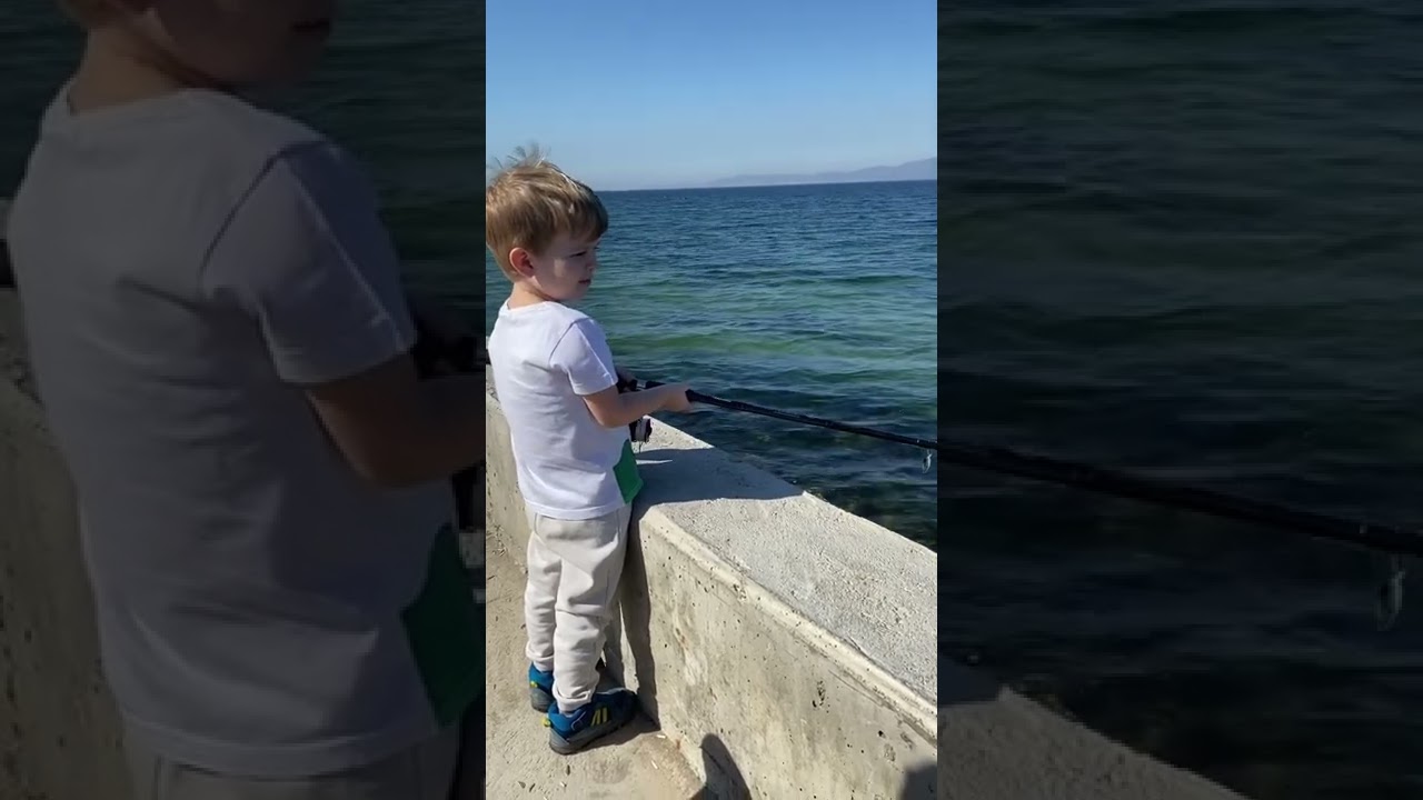 Uras balık tutuyor