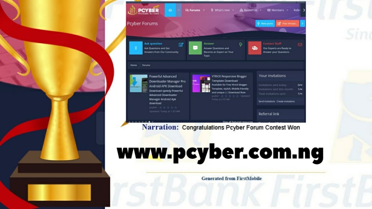 How to earn cool money online by joining Pcyber Forum Contest