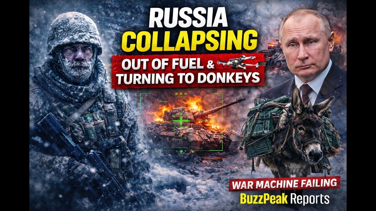 Russia’s War Machine COLLAPSES: Fuel Crisis, Donkey Logistics & Ukraine’s Deep Strike Strategy