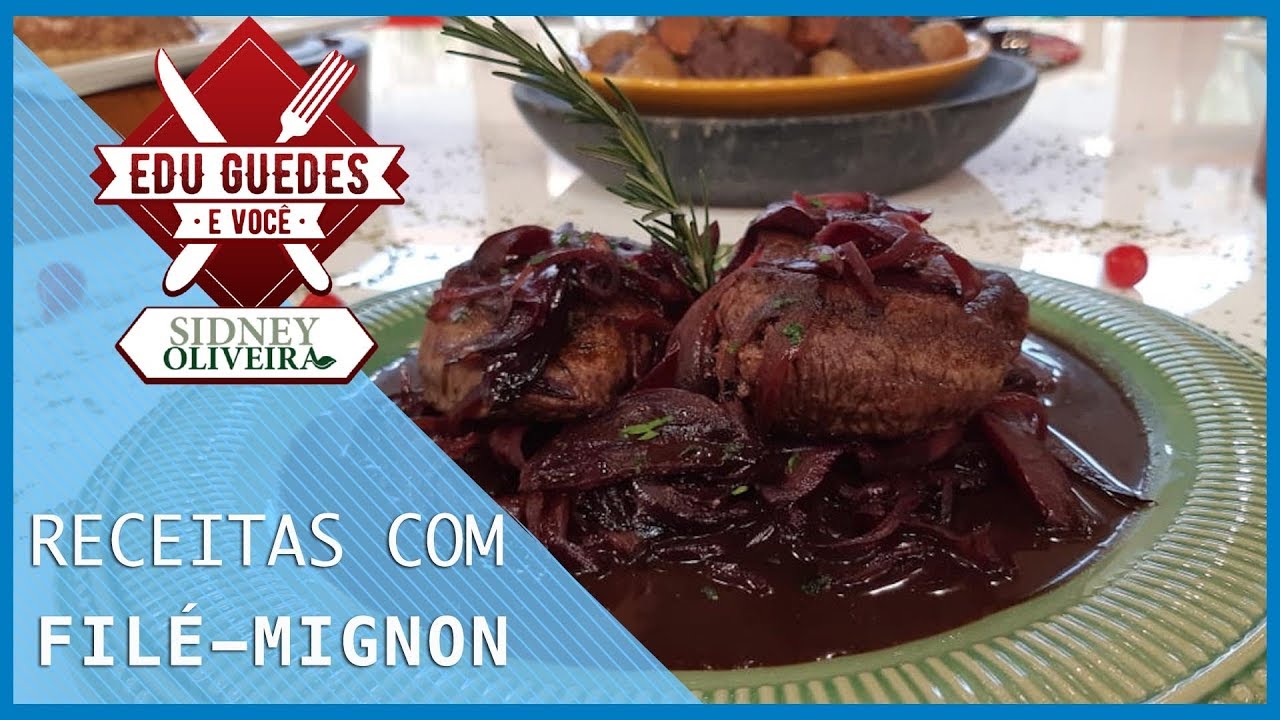 Convidado de Edu Guedes ensina receitas com filé-mignon