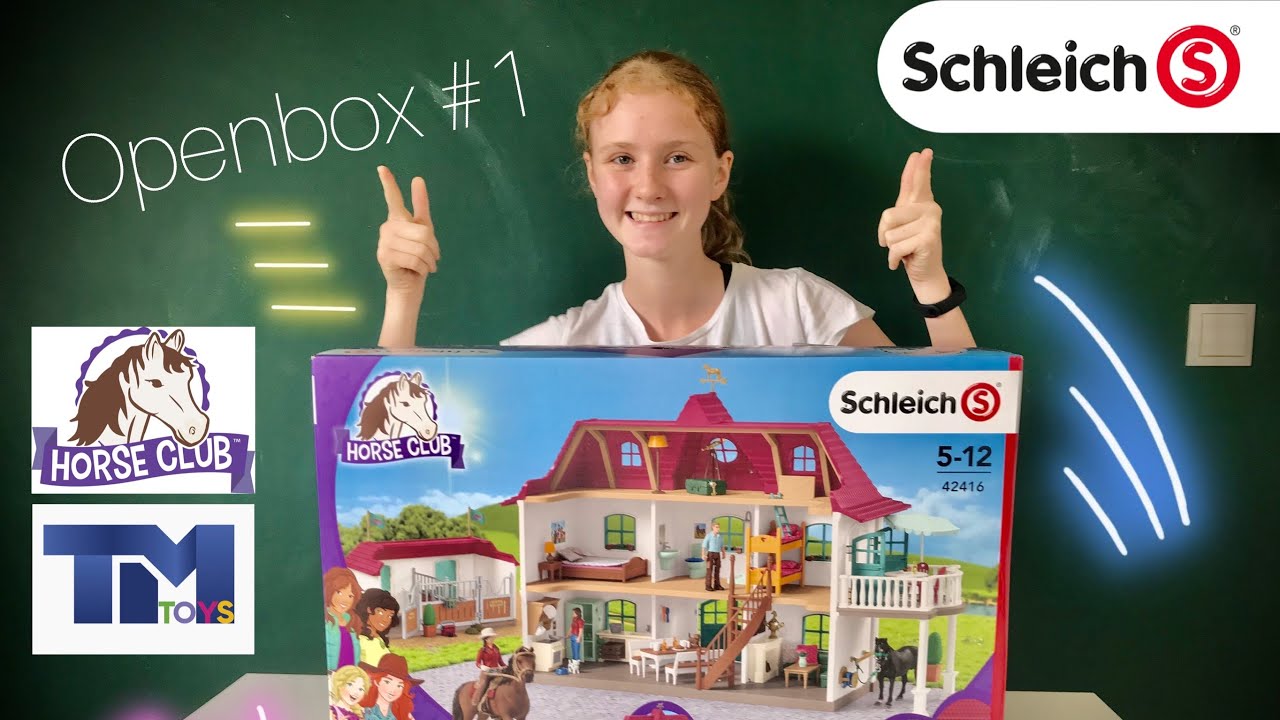 Schleich Openbox #1 | Duże centrum jeździeckie z domem i stajnią |