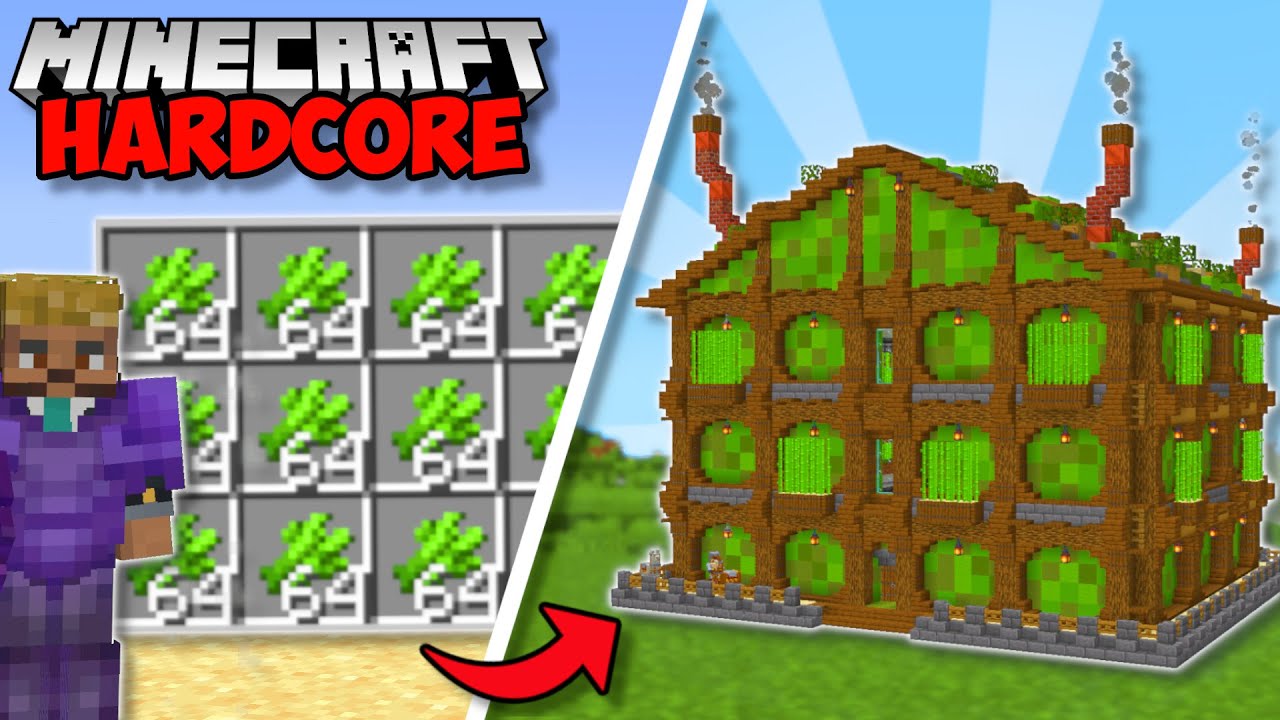 I Built A SUGARCANE FACTORY in Minecraft 1.19 Hardcore (#64)