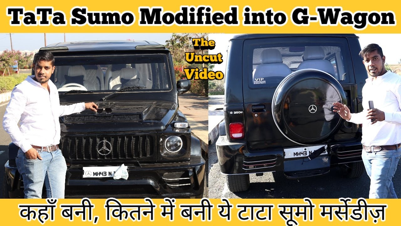 Modified Tata Sumo into G-Wagon | Full Uncut Video | Mercedes G-Wagon | MAGNETO11