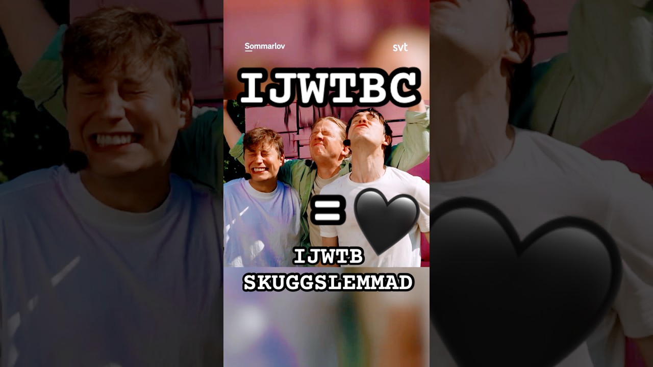 IJWTBC blir glada &ouml;ver skuggslem #sommarskuggan@IJustWantToBeCool#svtbarn #svtplay #humor #ijwtbc