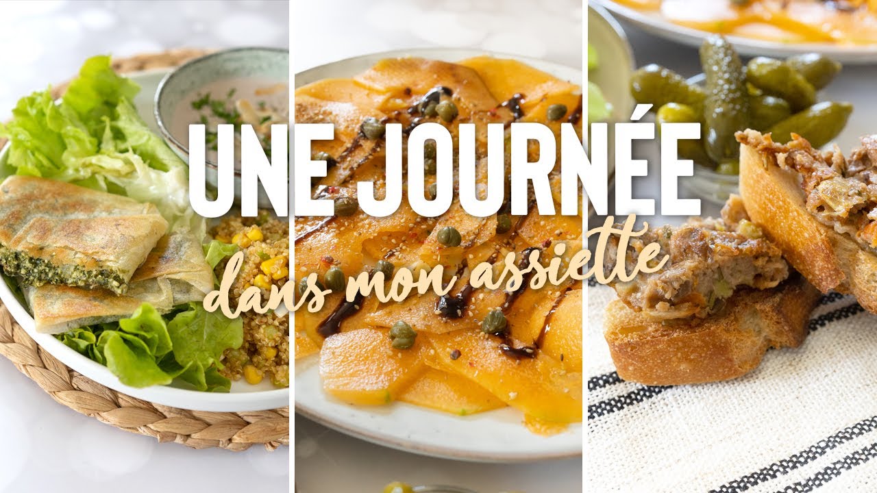 UNE JOURNÉE DANS MON ASSIETTE | Printemps, vegan & frais 💦