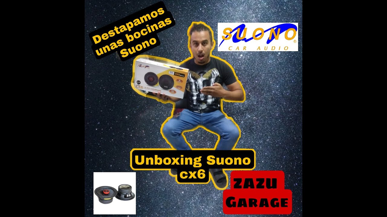 SUONO CX6 UNBOXING! BOCINAS 6.5 COAXIALES 100 WATTS RMS #1
