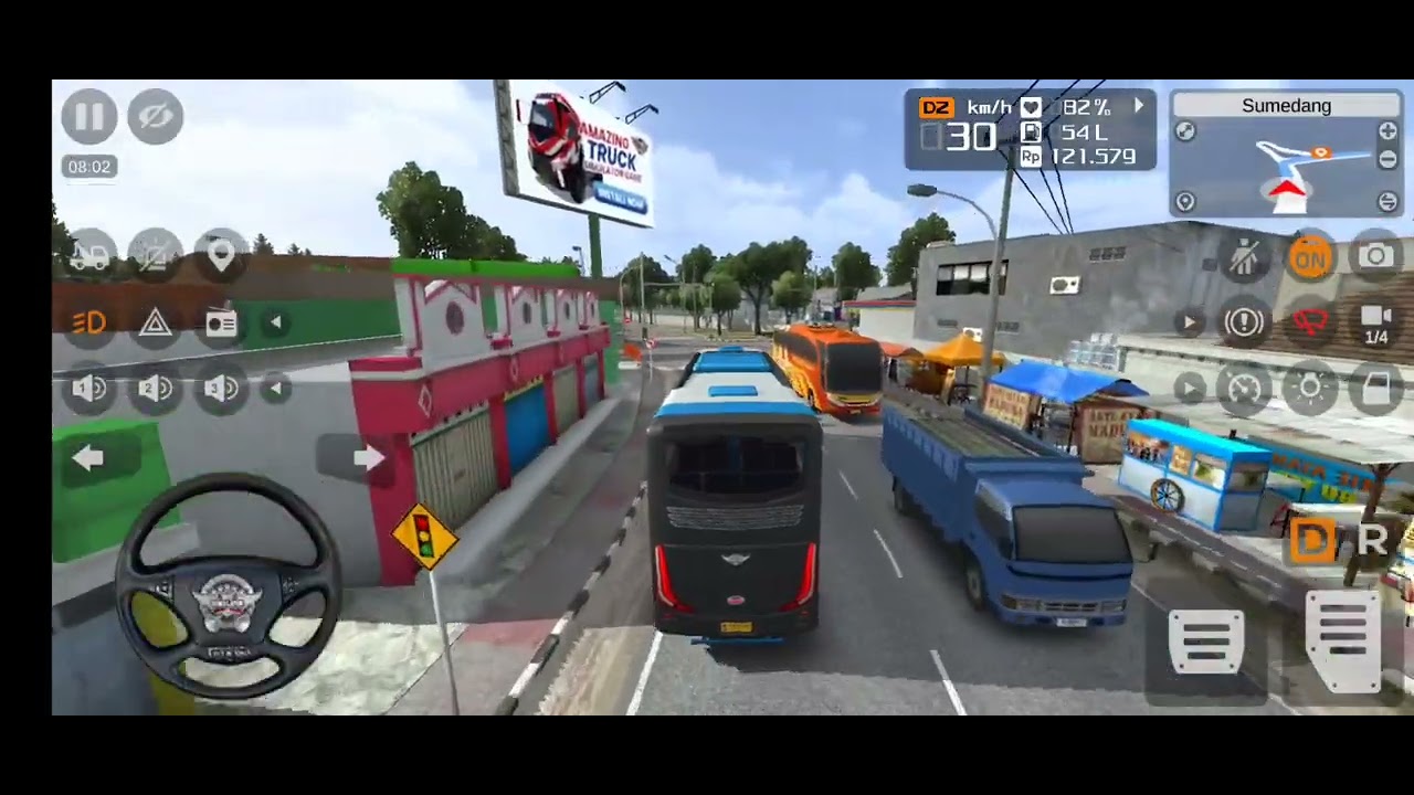 Indian Driver Indonesia Mein Bus Chala Raha 😱 | Bus Simulator Indonesia Gameplay #2