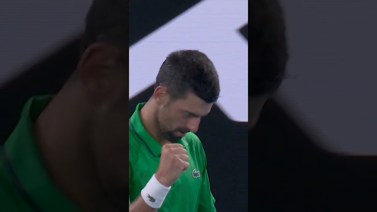 Djokovic has that DOG in him! 😮&zwj;💨