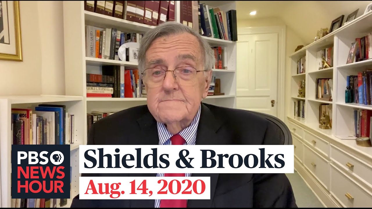 Shields and Brooks on Kamala Harris as VP pick, mail-in voting worries