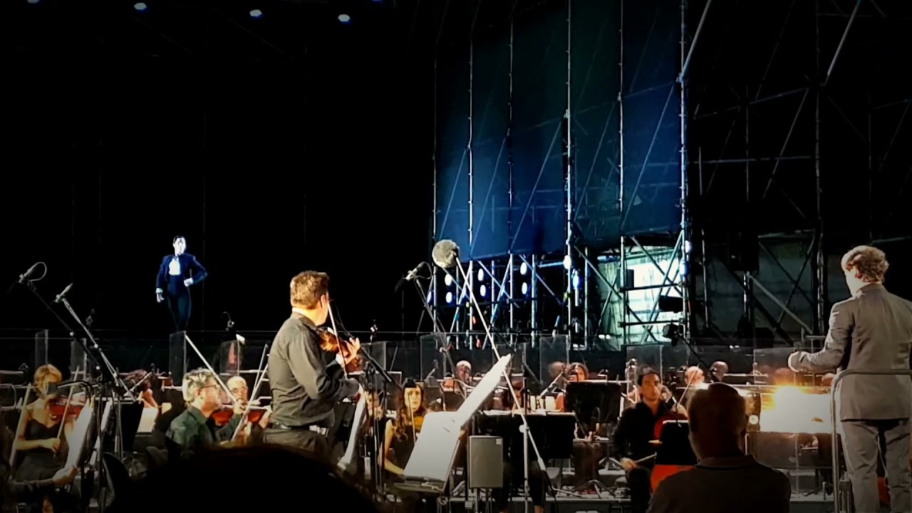 Concerto with the Teatro Lirico di Cagliari Orchestra - Fabrizio Falasca violin solo ( Extracts)