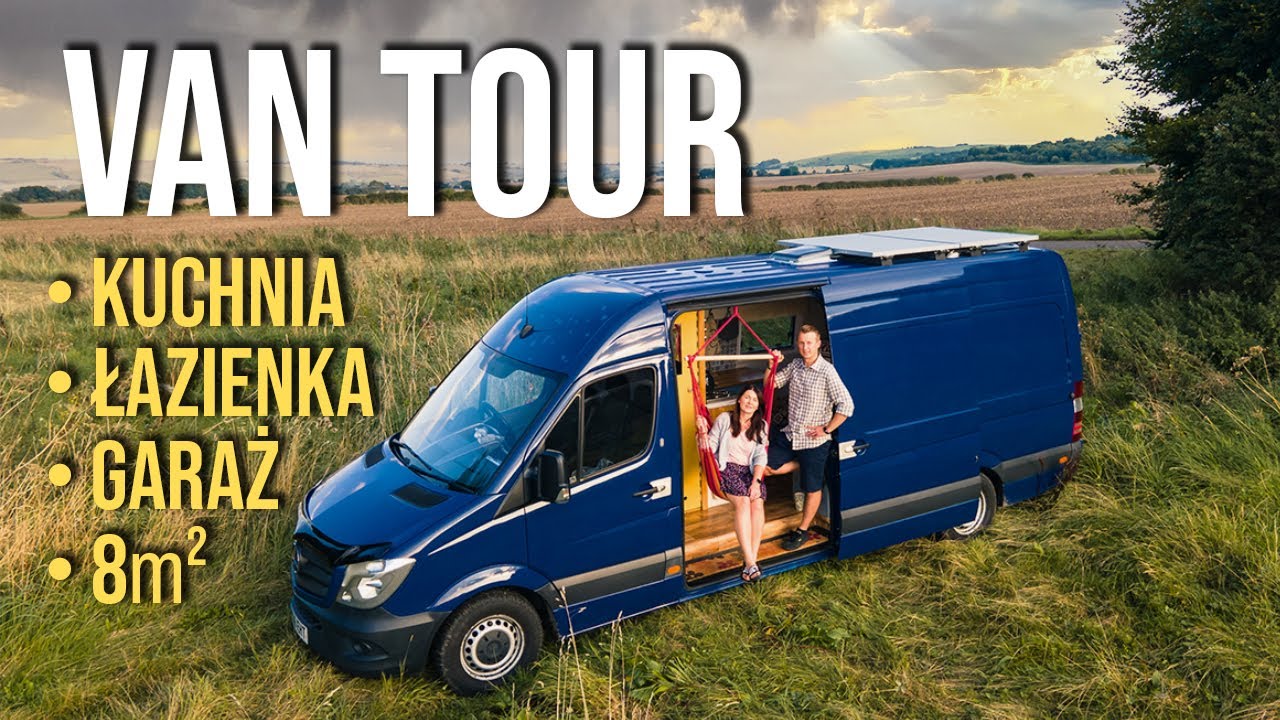 Prezentacja kampera Van Tour 🚍 łazienka, kuchnia, baza Mercedes Sprinter | Van life Polska #55