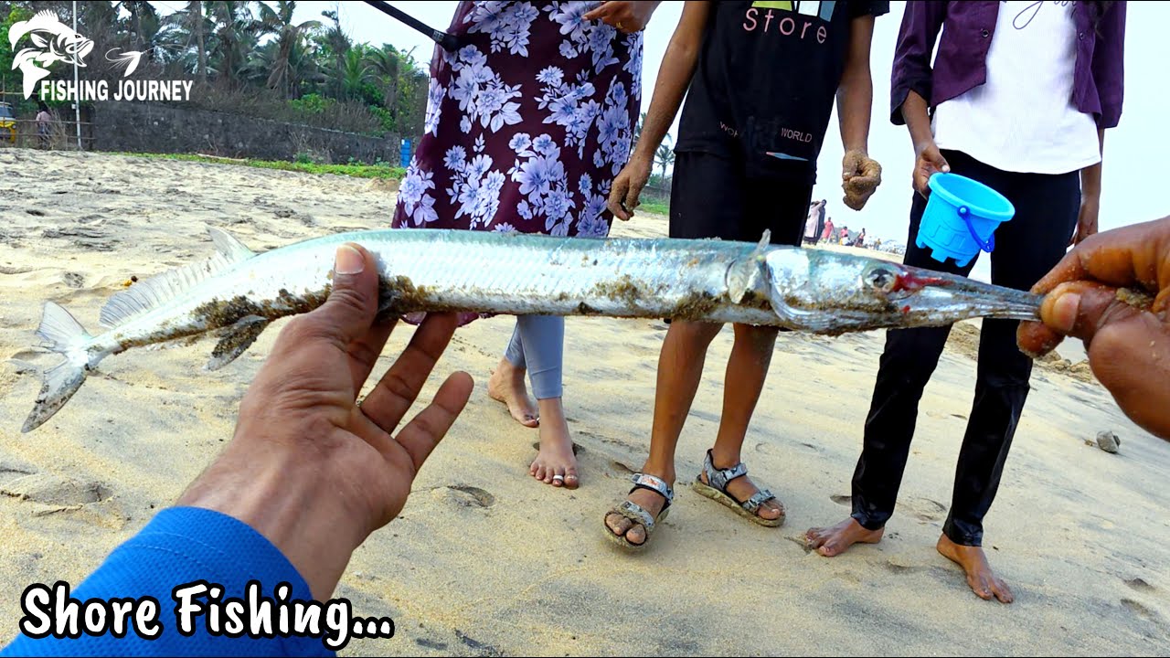 Lure Fishing And Bait Fishing At Sea Shore #fishing #fishingvideo #camping #fish #ocean #beach