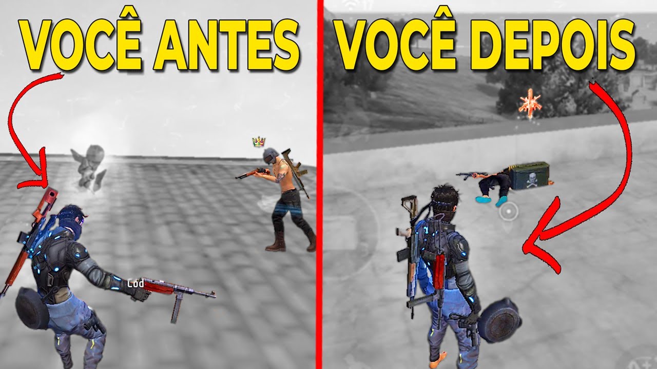 COMO EVOLUIR RÁPIDO NO FREE FIRE E FICAR BOM NO JOGO