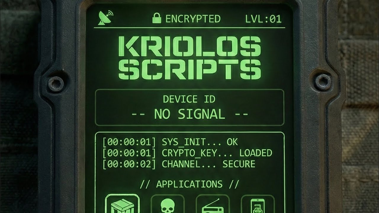 Kriolos Burner Phone - GO DARK. STAY UNTRACEABLE.