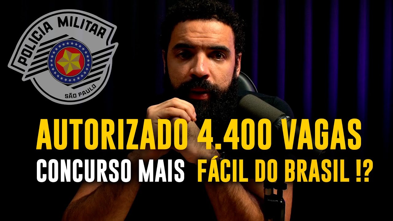RGENTE: Concurso PMSP 2025 AUTORIZADO com 4.400 VAGAS! Veja como se preparar AGORA!
