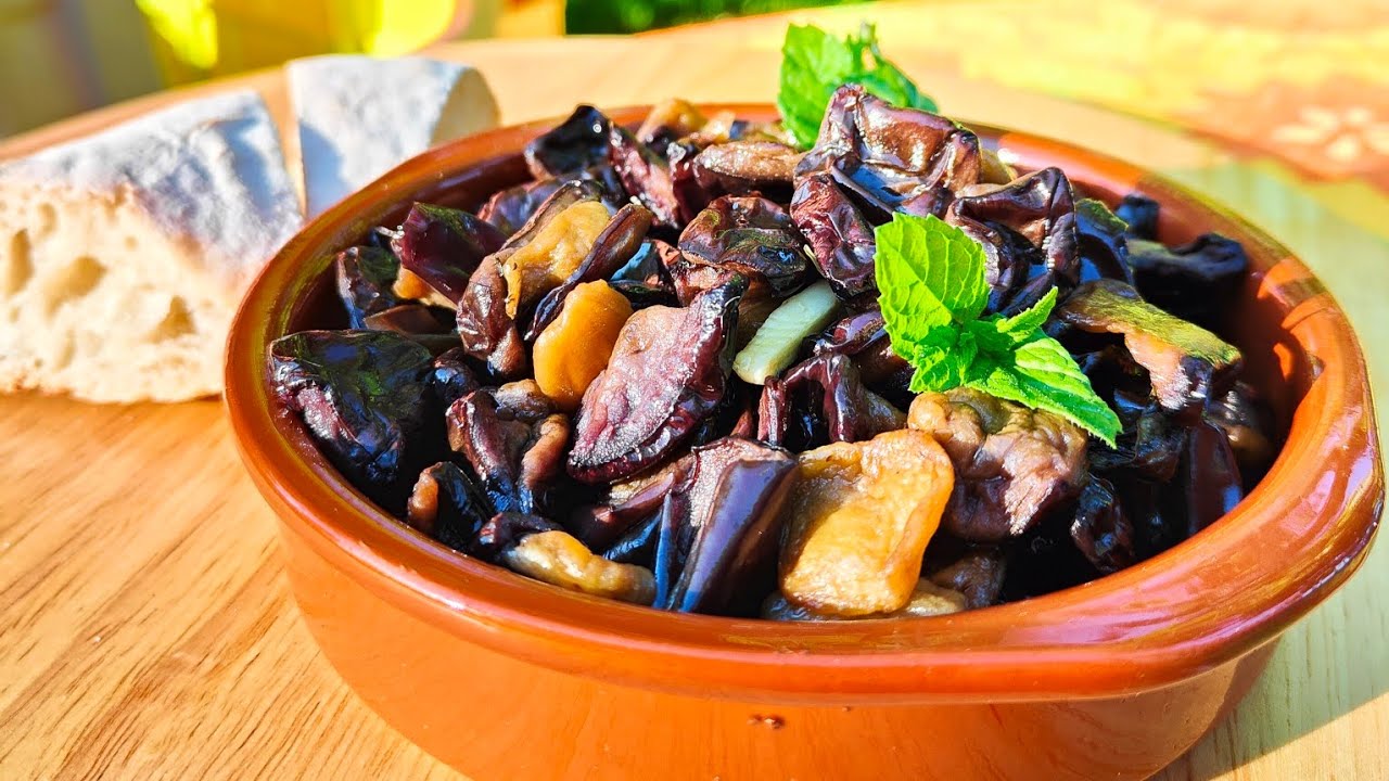 Melanzane alla scapece non fritte cotte in friggitrice ad aria