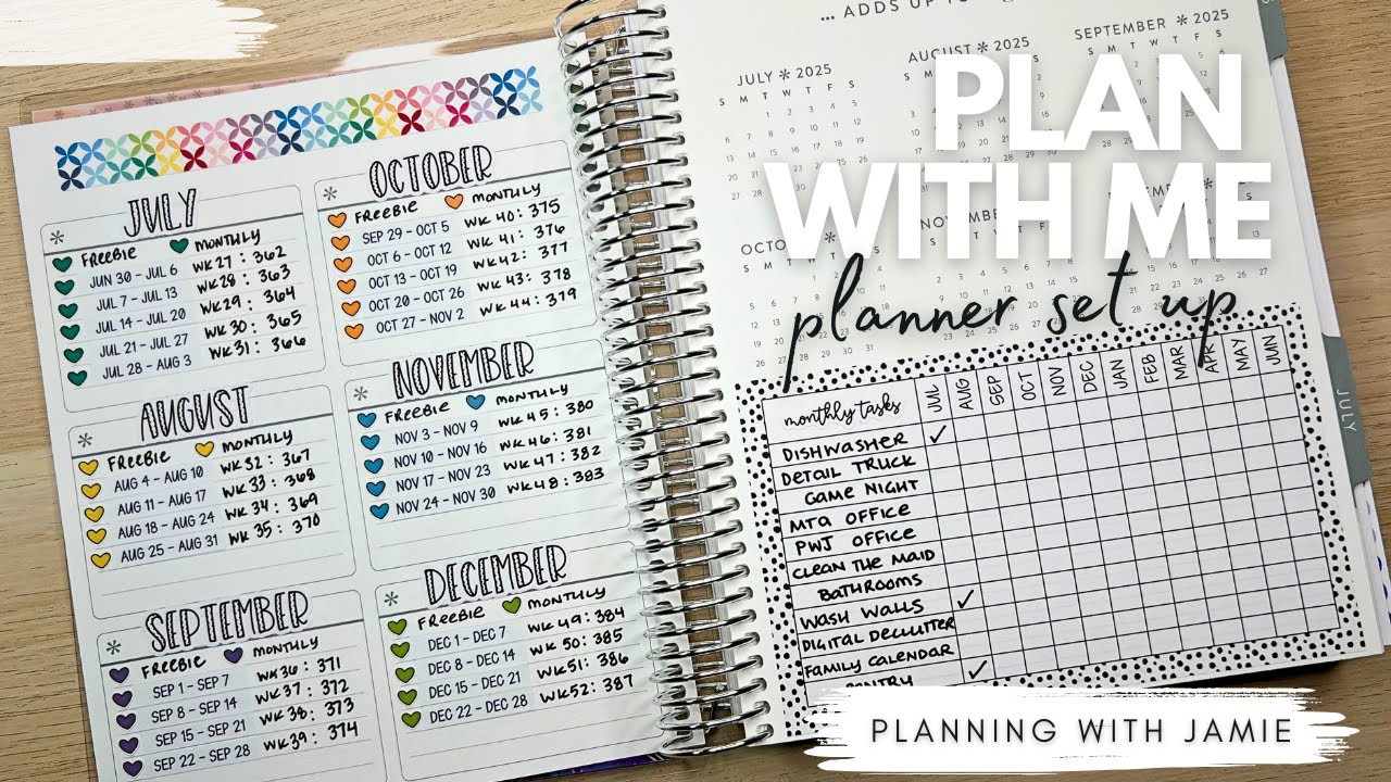 2025 PLANNER SET UP PLAN WITH ME | DAILY DUO | ERIN CONDREN | DAILY DUO PLAN WITH ME | PLAN WITH ME
