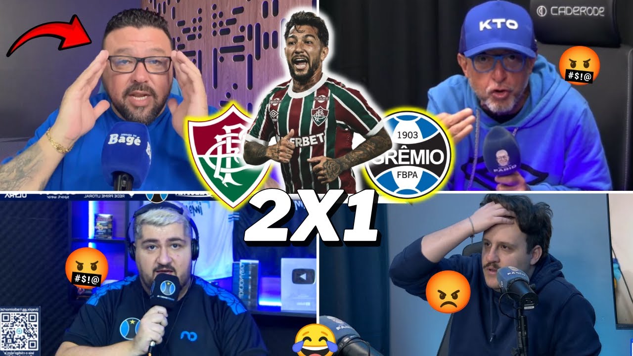REAÇÕES DOS GREMISTAS REVOLTADOS COM DERROTA - FLUMINENSE 2X1 GRÊMIO