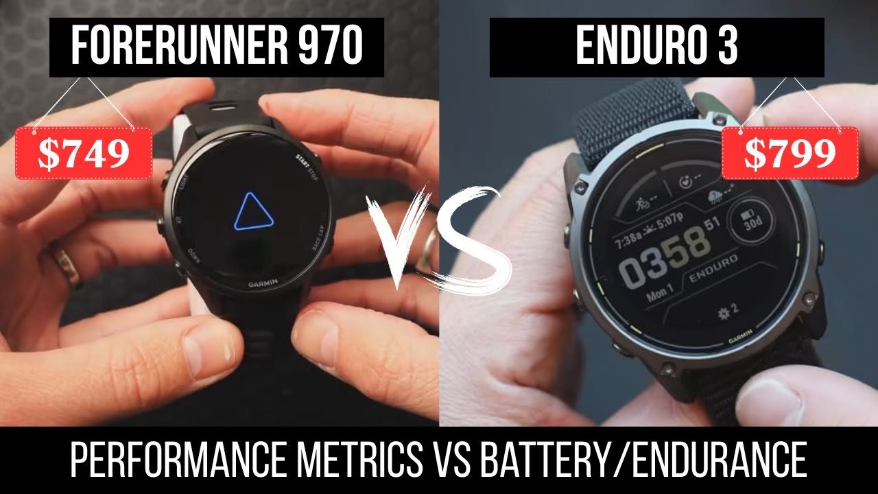 Garmin Enduro 3 vs Garmin Forerunner 970