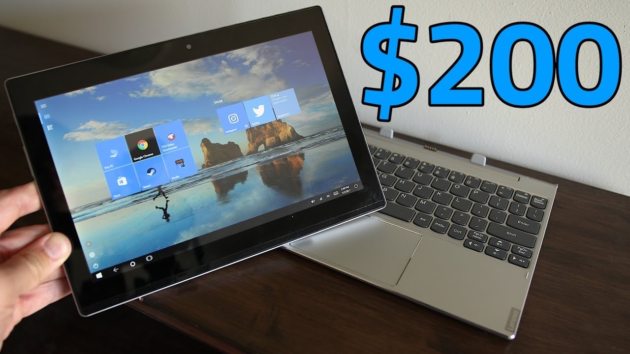 The BEST Laptop/Tablet for $200! -- Lenovo Miix 320 2-In-1 Review