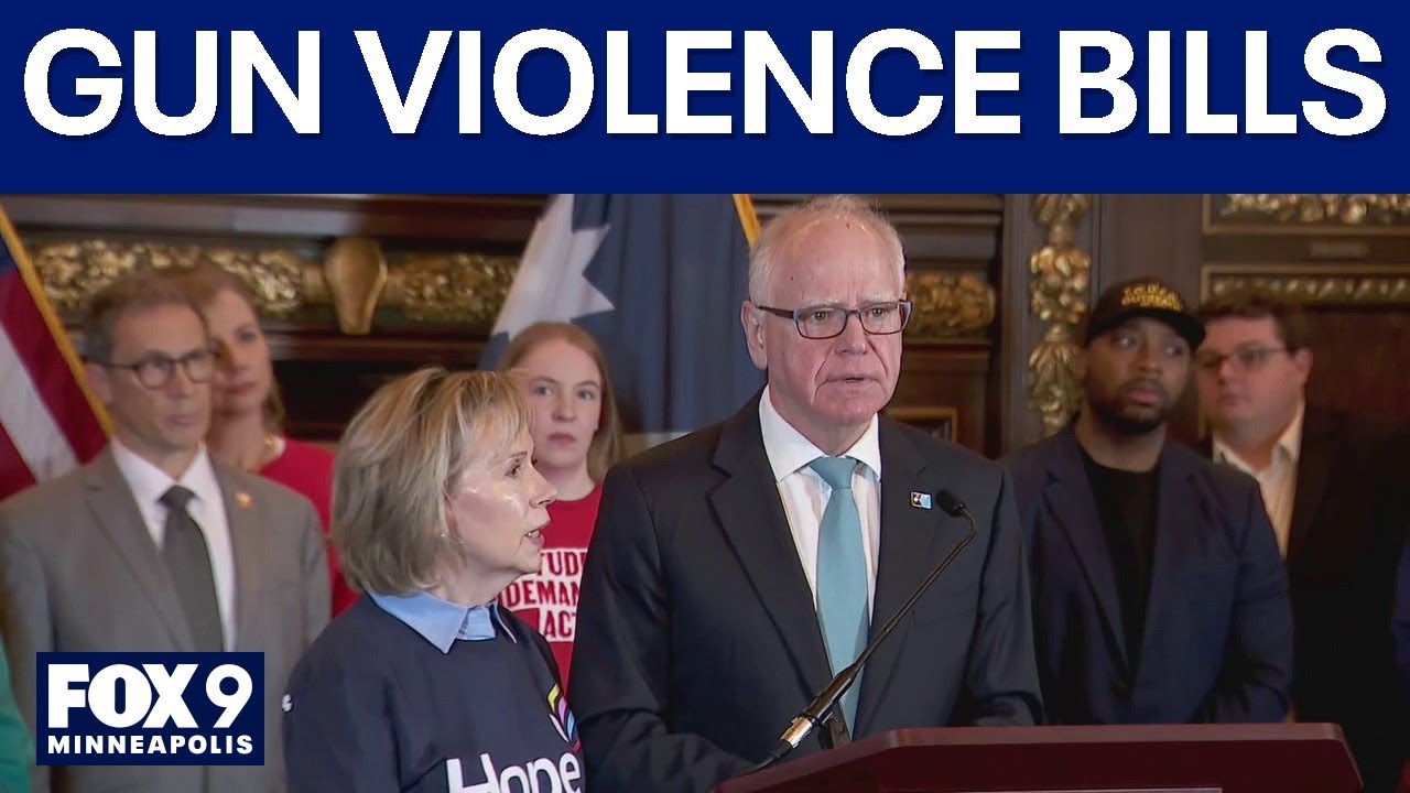Gov. Walz unveils gun violence bill package, calls for action