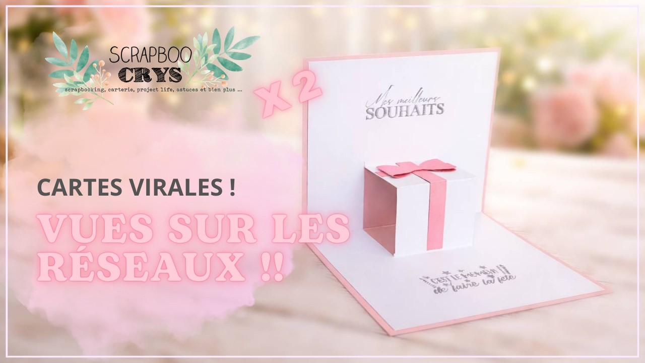 2 CARTES POP UP (vues sur les réseaux) - À TESTER ABSOLUMENT !