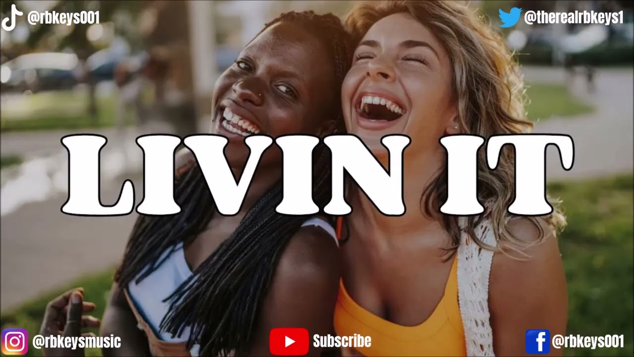 "Livin' It" Motivational Pop R&B Beat Instrumental | RB Keys