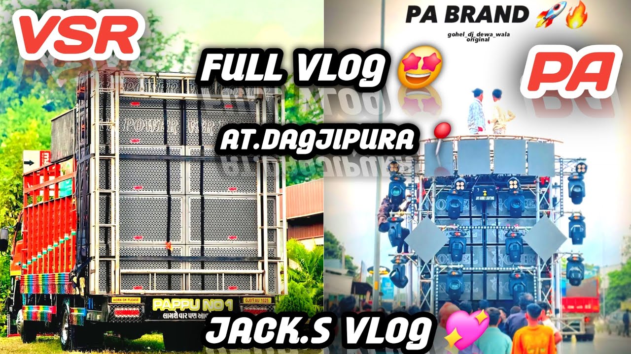 😎VSR BRAND 🆚️ PA BRAND 👑》 BIG ROAD SHOW AT.DAGJIPURA // JACK.S VLOG 