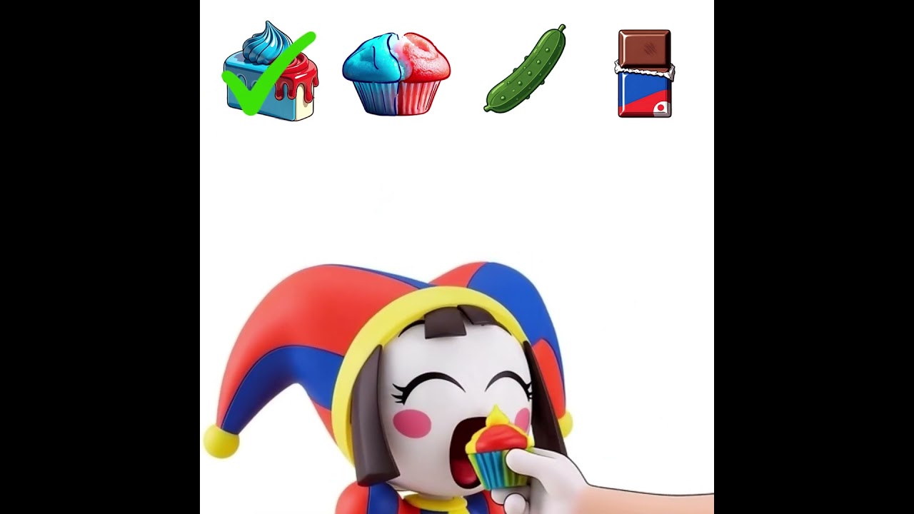 GLITCH Food Pomni MUKBANG (ROBLOX The Amazing Digital Circus) 