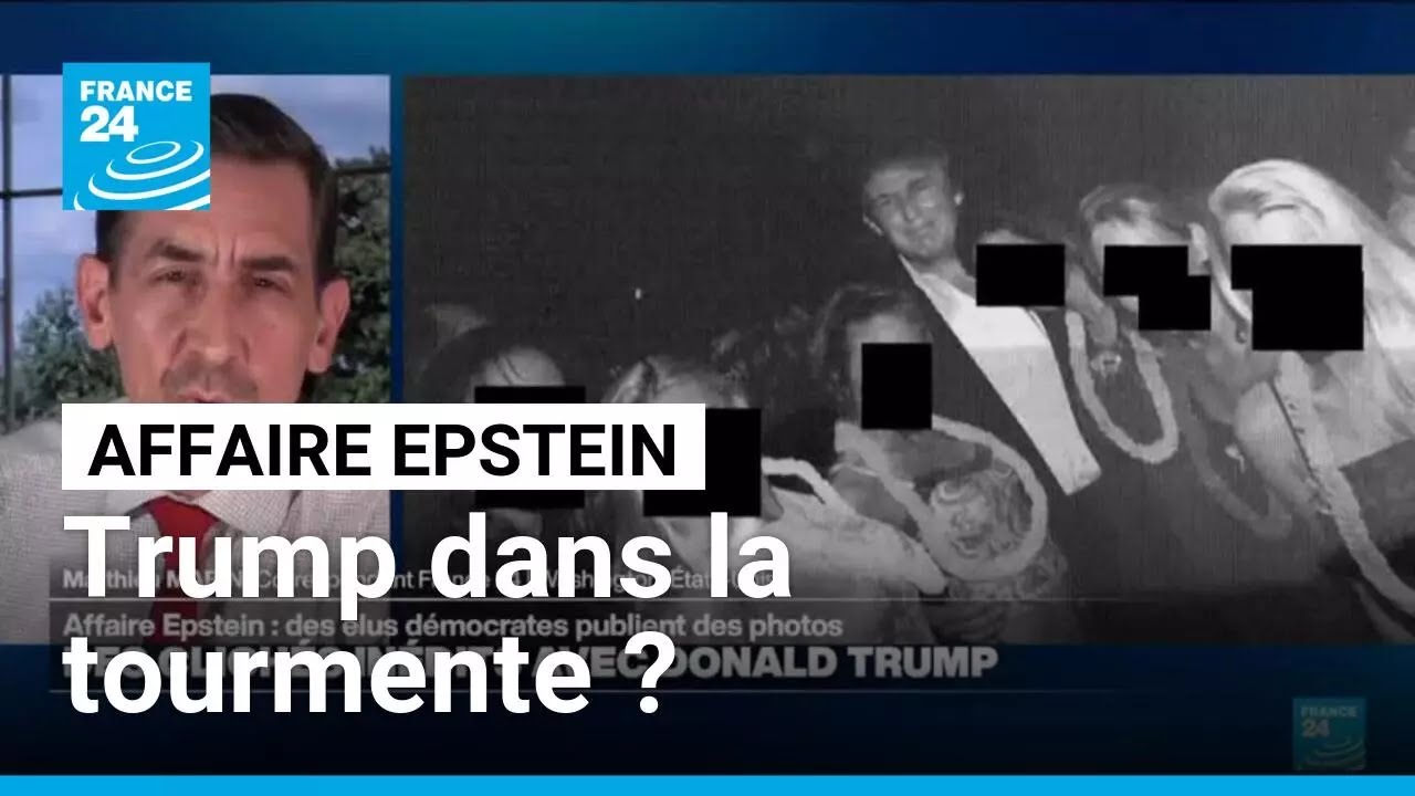 Affaire Epstein : des photos publi&eacute;es, un s&eacute;isme pour Trump ? &bull; FRANCE 24