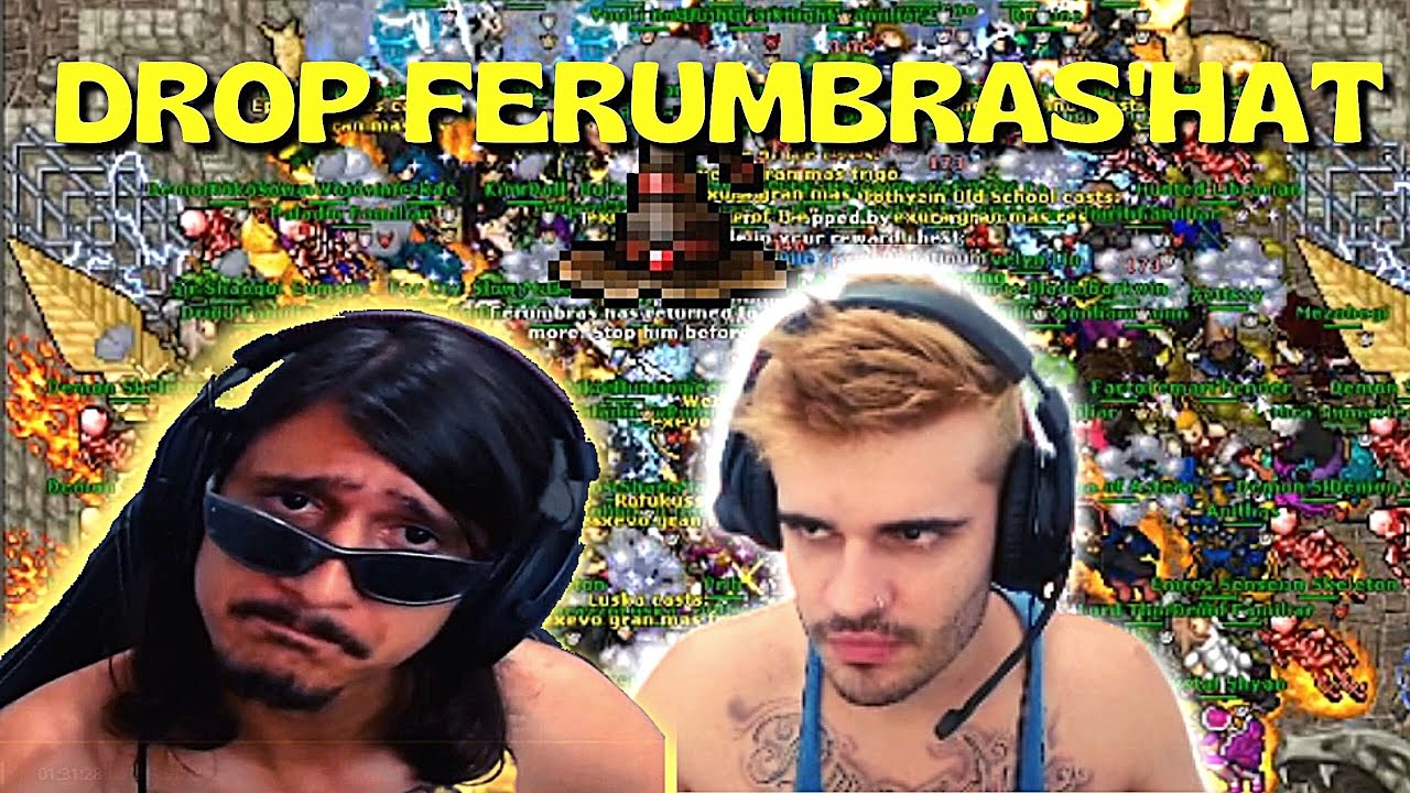 Tibia BUGADO MORRENDO PARA O DIOGO TEIXEIRA, DROP FERUMBRAS'HAT BELOBRA #FinanceirandoPlay