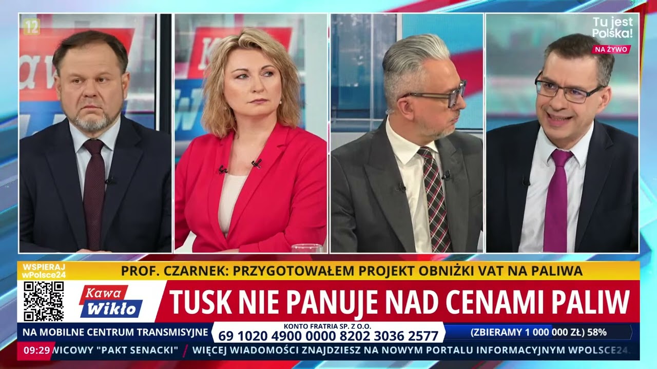 Tusk nie panuje nad cenami paliw! Kawa i Wikło