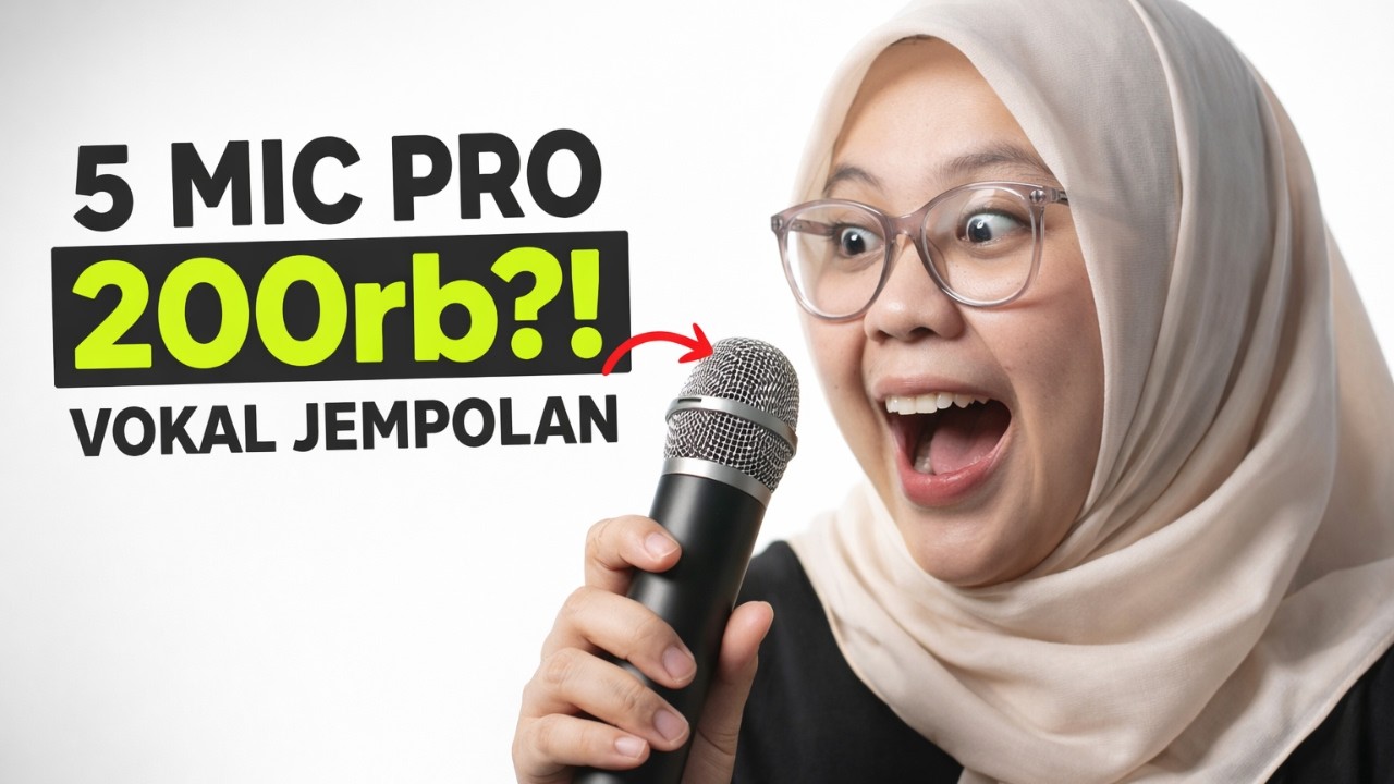 5 Rekomendasi MIC VOCAL KARAOKE Wireless Murah Terbaik (200 Ribuan)