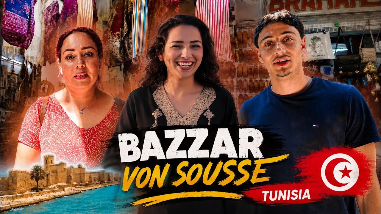Lost in Sousse Medina Bazzar! 🇹🇳Tunisia Travel Vlog | گم&zwnj;شدن در بازار مدینهٔ سوسه! ولاگ گردشگری تونس