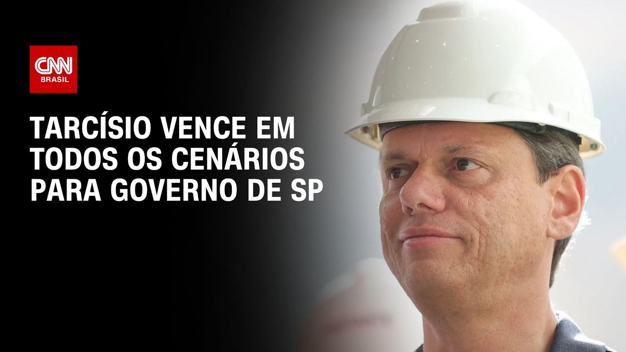 Paraná Pesquisas: Tarcísio lidera contra Haddad e Alckmin ao governo de SP | CNN 360°