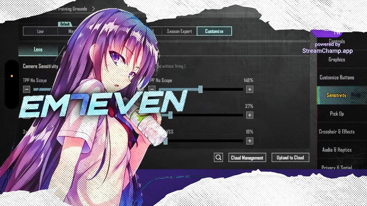🔥 EM7 Sensitivity Update 4.1 😭🔥 | EM7EVEN Never Expire Control Code 😱 | 5 Finger Claw OP 💀