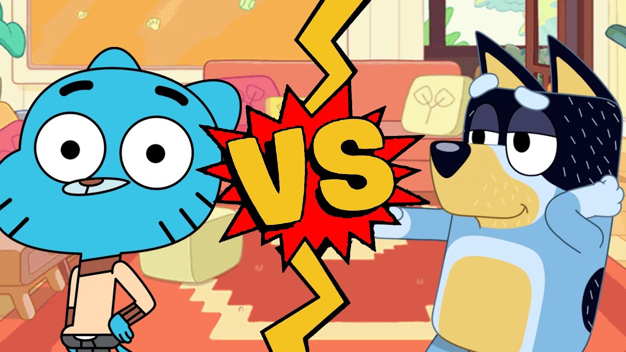 M.U.G.E.N. Battles | Gumball vs Bandit | The Amazing World of Gumball vs Bluey