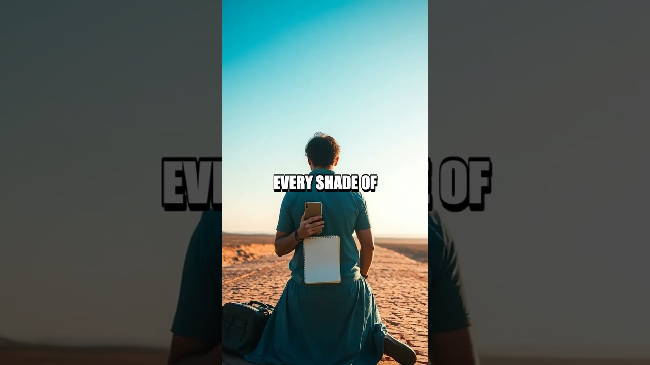 Echoes of a Sky-Blue Desert