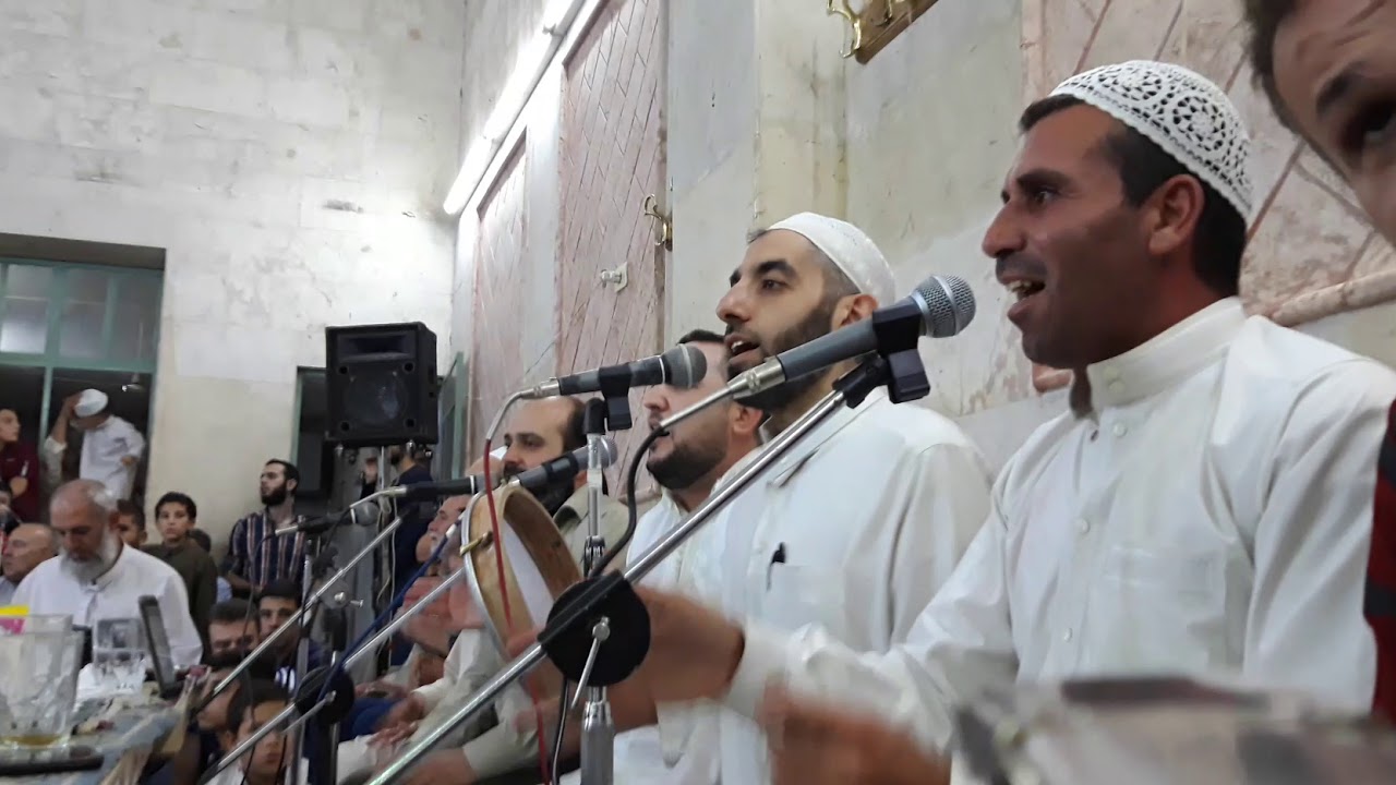 من نفحات الإحتفال بعيد المولد النبوي الشريف بجامع العزيزي تحت رعاية سيدي الشيخ نور الدين عزيزي