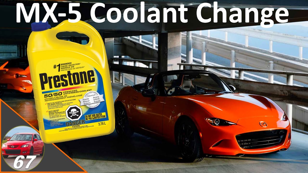 Замена охлаждающей жидкости Mazda MX-5 ND (2016+)